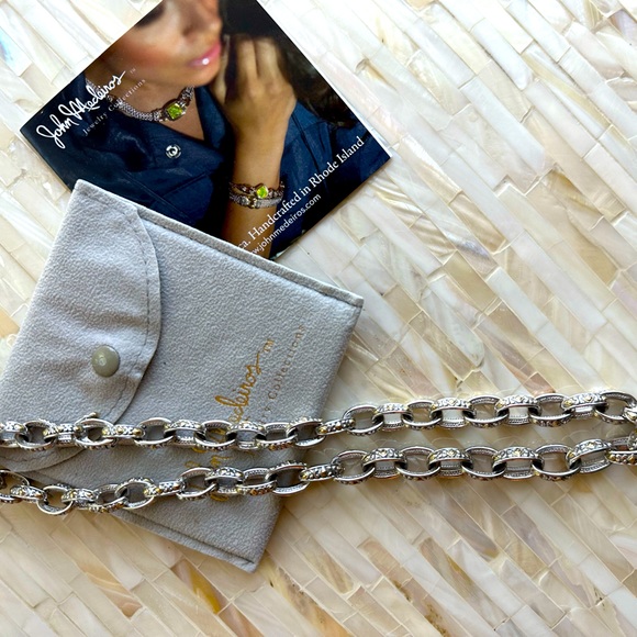 John Medeiros Jewelry - John Medeiros Oval Link two tone 17” necklace